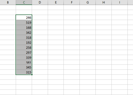 выделение ячеек Excel